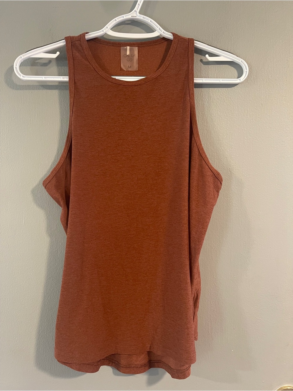 Calia by Carrie Underwood Lustralux Cutaway Tank Size M